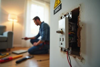 Installation électrique sans mise à la terre présentant des risques pour la sécurité