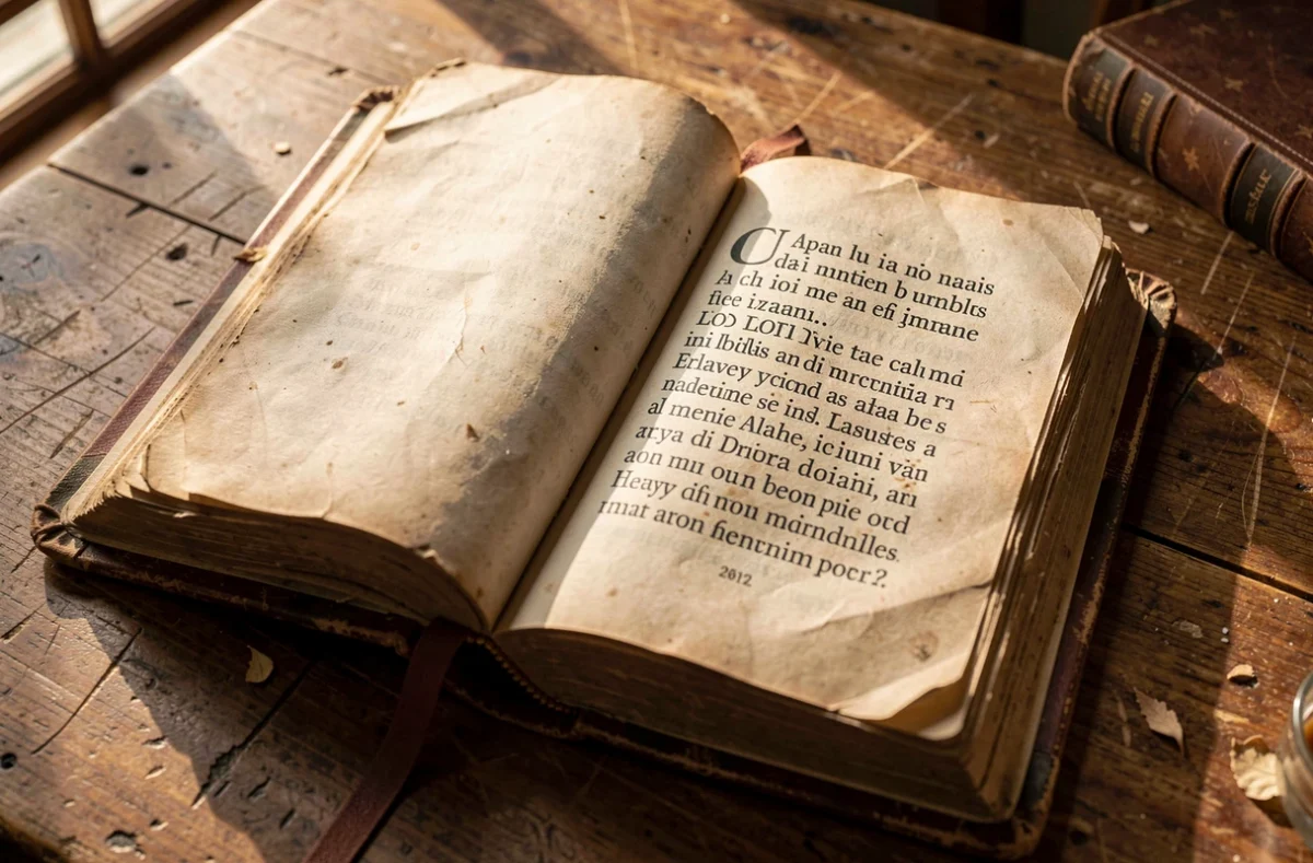 Code de droit ouvert sur un bureau en bois